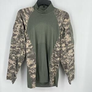 US Army Team Soldier Digital Camo Combat Shirt Mens Size XS